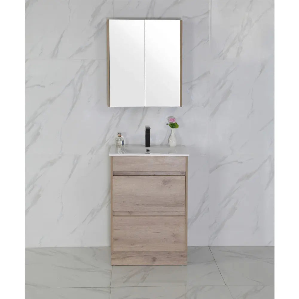 Aulic Max Timber Look Free Standing Vanity 1800mm Double Bowls  at Hera Bathware