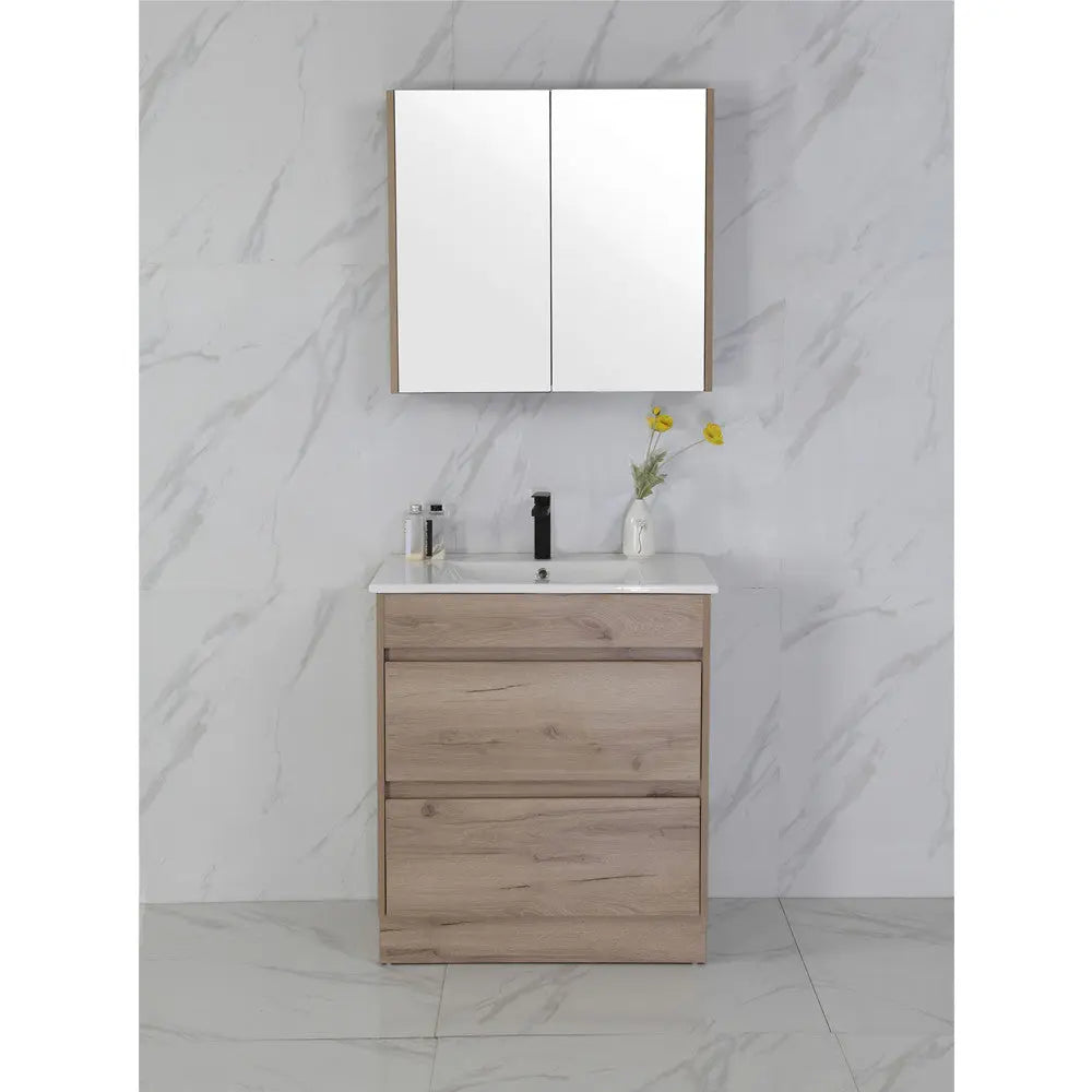 Aulic Max Timber Look Free Standing Vanity 1800mm Double Bowls  at Hera Bathware