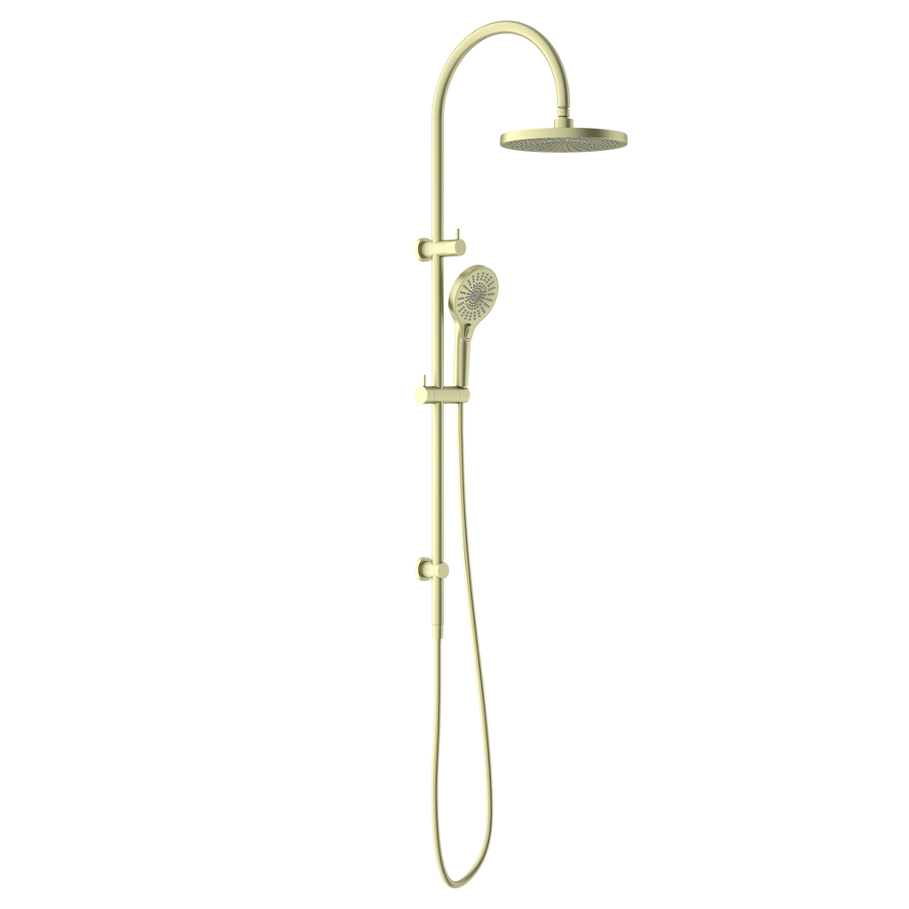 Nero Opal Twin Shower with Opal Shower - Brushed Gold 1113.75 at Hera Bathware