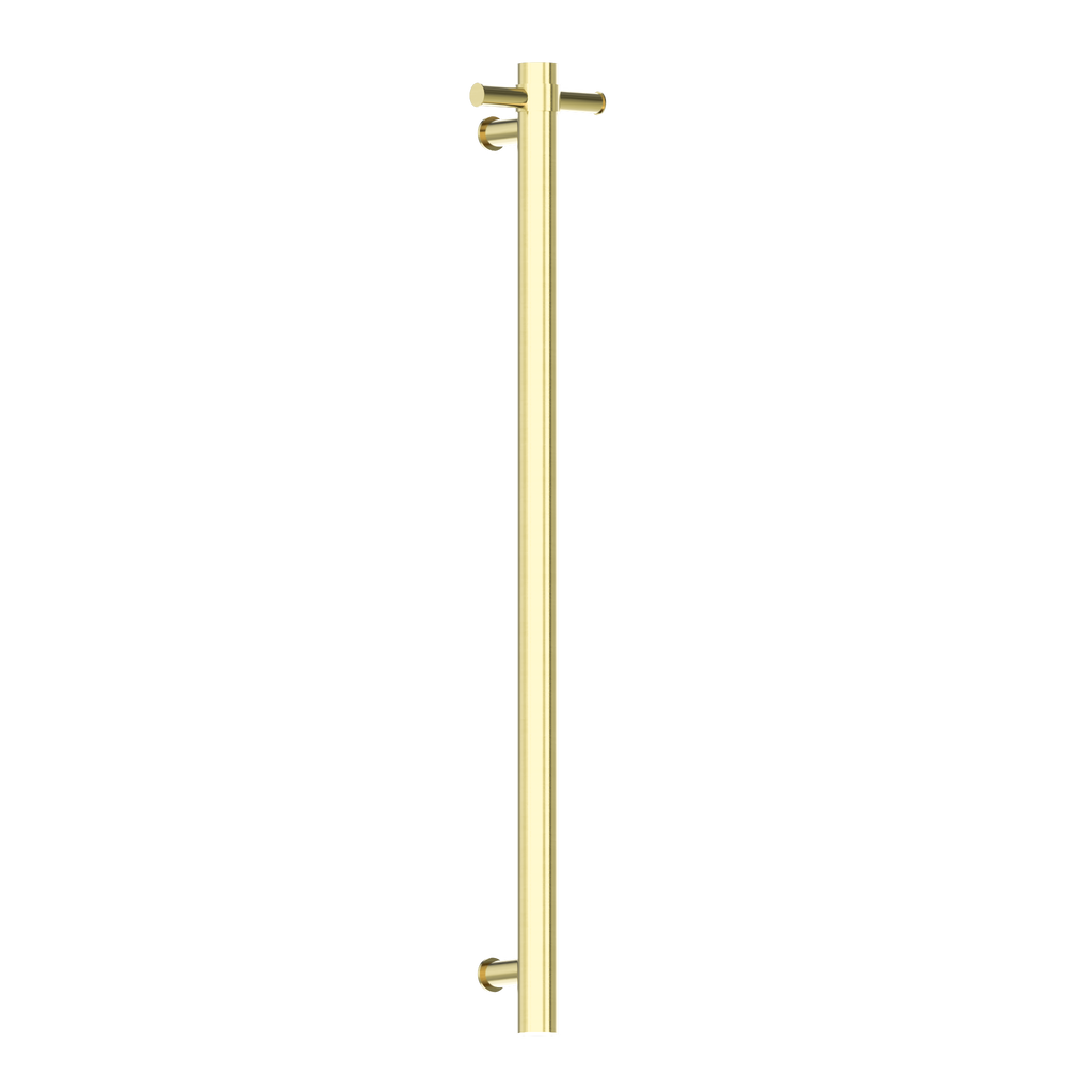 Nero Vertical Heated Towel Rails - Brushed Gold 668.25 at Hera Bathware