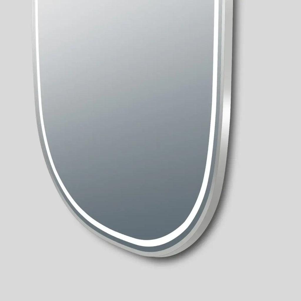Aquaperla Oval Dressing LED Mirror 1600*650mm  at Hera Bathware