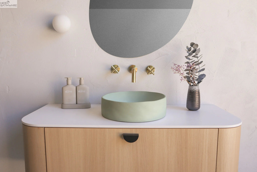 nood co. Slip Basin - Wall Hung (Mint) | Hera Bathware