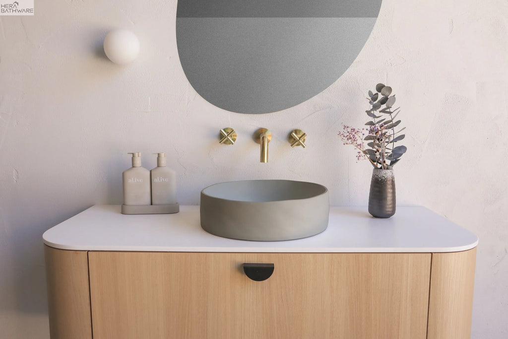 nood co. Slip Basin - Wall Hung (Sky Grey) | Hera Bathware