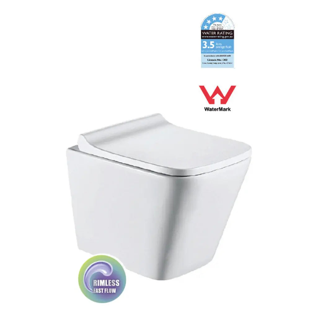Best Bm T052E Wall Hung Rimless Pan with RT Cistern  at Hera Bathware