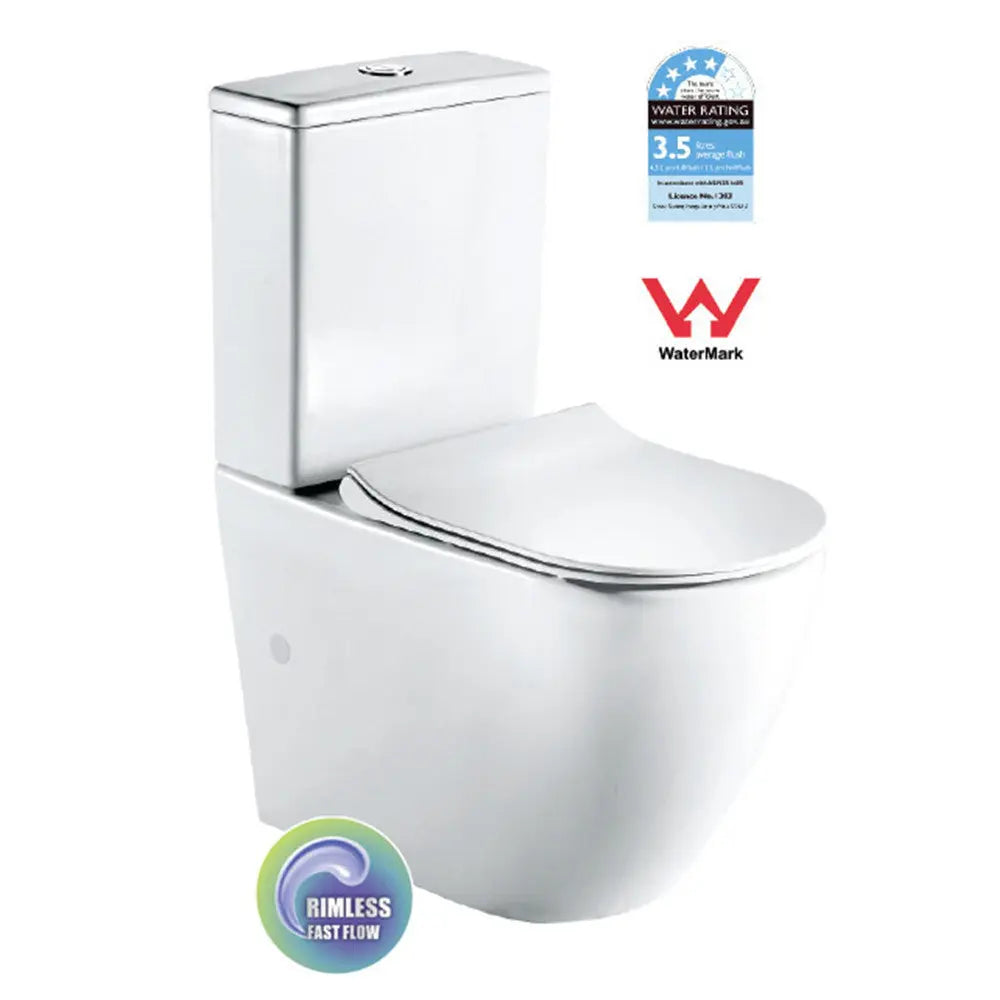 Best Bm T2141A Back to Wall Rimless Toilet Suite  at Hera Bathware