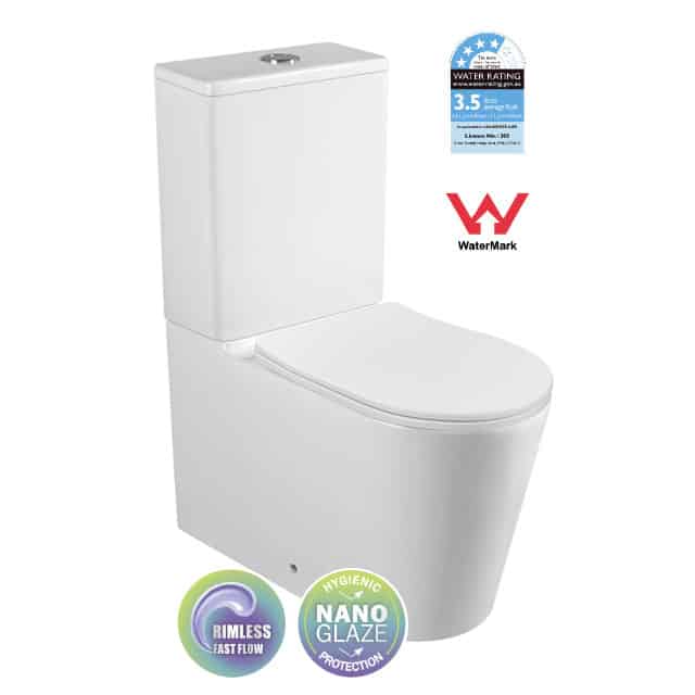 Best Bm T6060 Junior Rimless Toilet Suite 484.00 at Hera Bathware