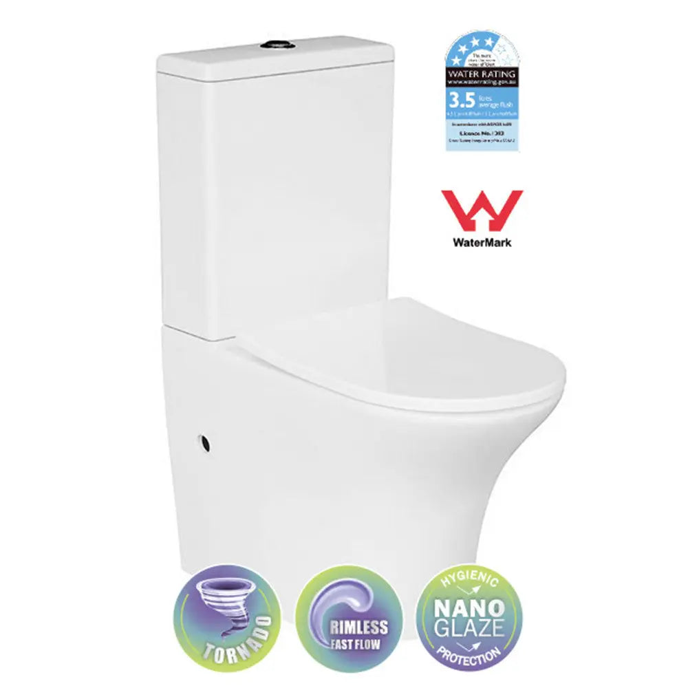 Best Bm T6096 Back to Wall Toilet Suite  at Hera Bathware