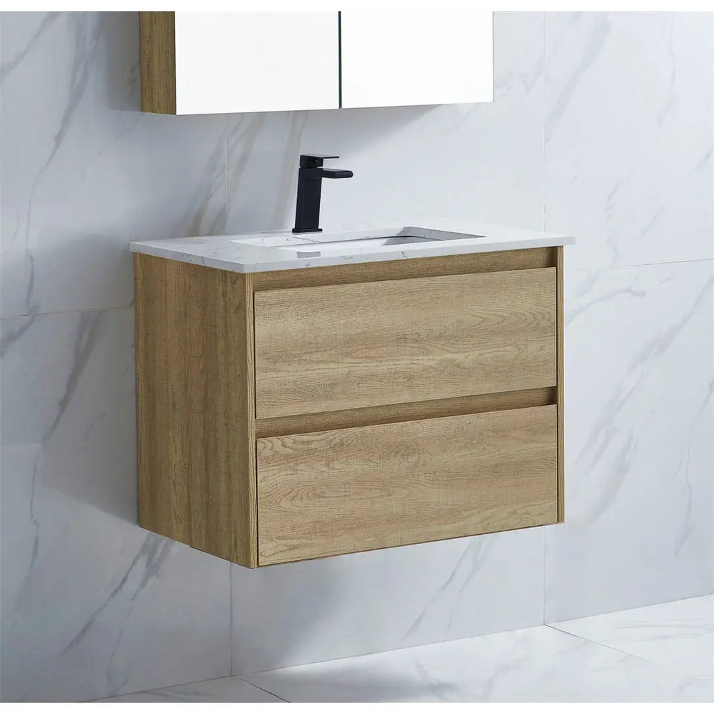 Louis Marco Venezia Wall Hung Timber Look Vanity 750mm 379.00 at Hera Bathware