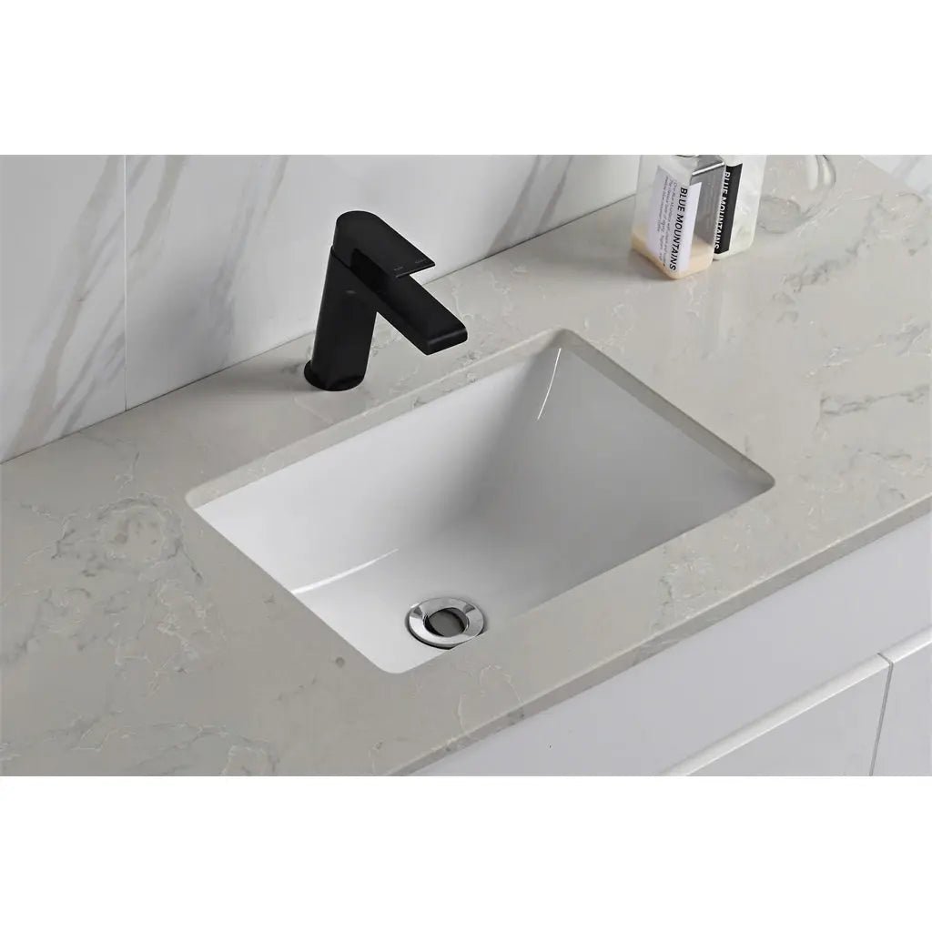 Alpine Stone Top with Undermounted Basin - Hera Bathware600mm