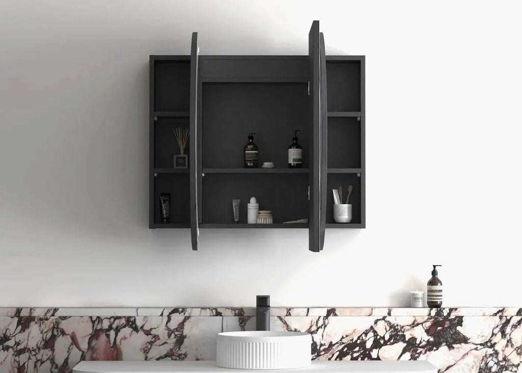 Bondi LED Shaving Cabinet 900/1200/1500/1800mm - Hera BathwareNatural Oak1200mm