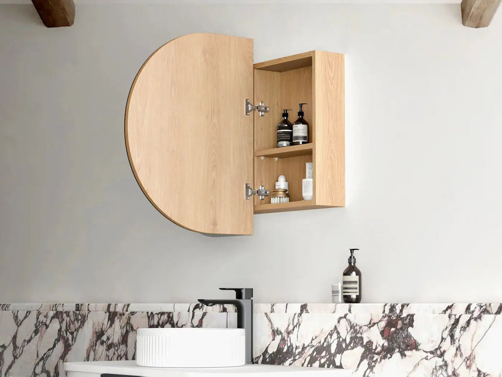 Bondi LED Shaving Cabinet 900/1200/1500/1800mm - Hera BathwareNatural Oak900mm