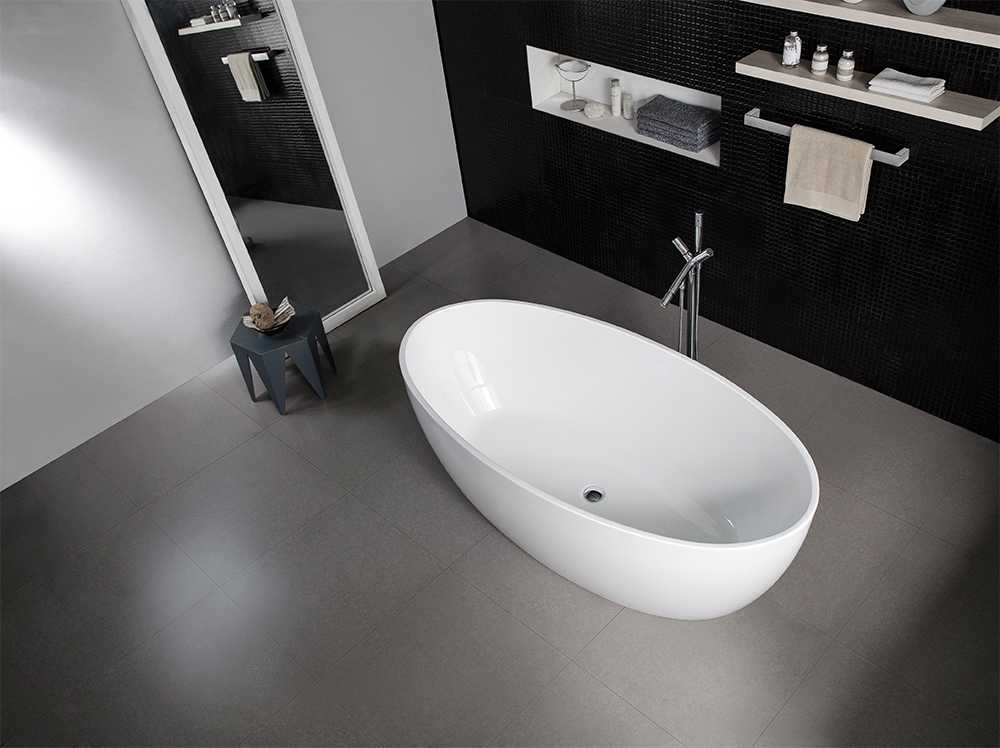 BTT Series Free Standing Bathtub - Gloss /Matte White - Hera Bathware1540mmGloss White