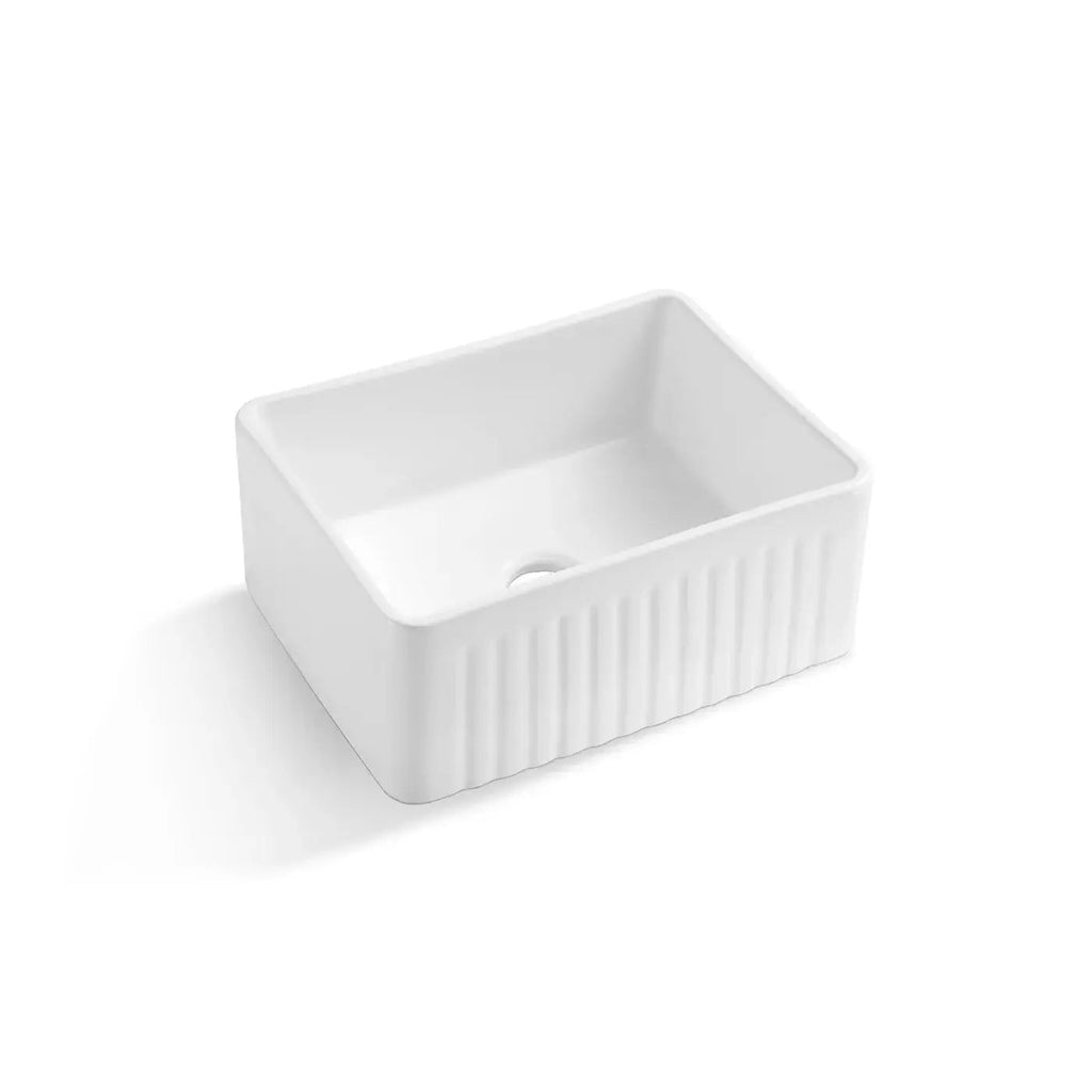 BUTLER SINK 605X455X256MM - Hera BathwareGloss White