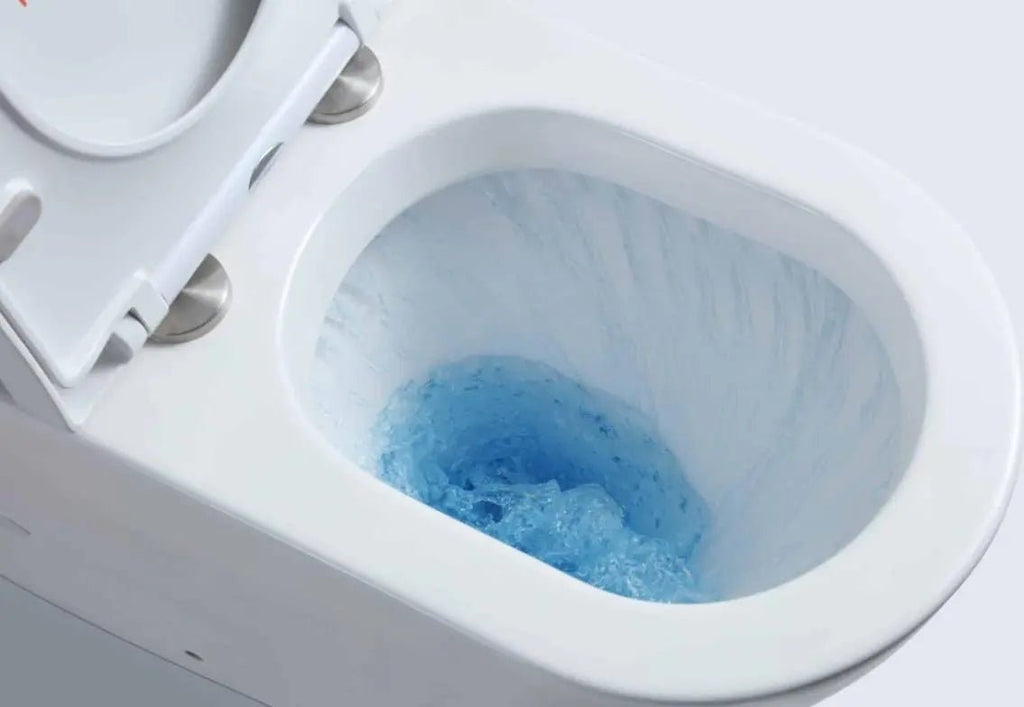 Campbell Wall Faced Tornado Flush Large Toilet Suite Gloss White - Hera BathwareGloss White