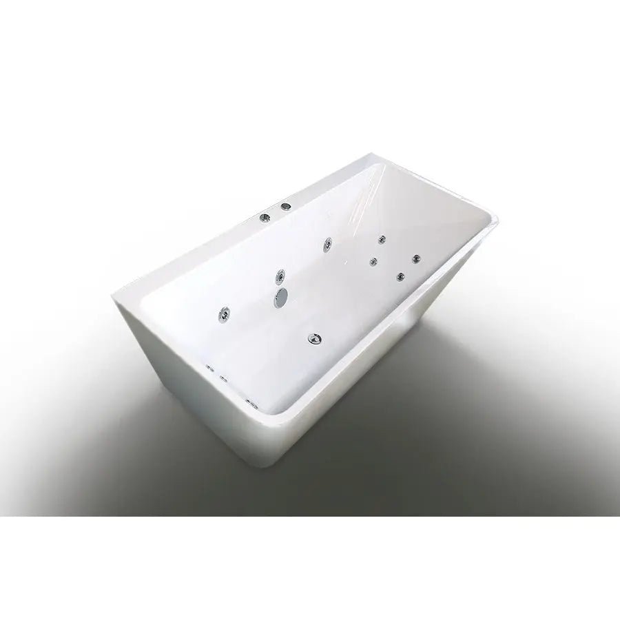 FLORENCE Back To Wall Spa Bathtub - Hera Bathware1500mmWhite
