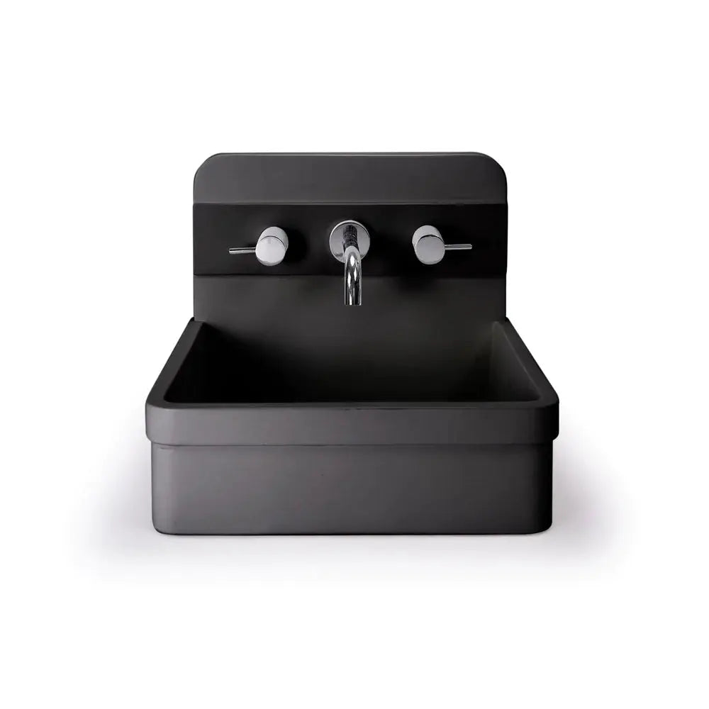 HERBERT BASIN - TWO TONE - WALL HUNG - Hera BathwareCharcoal