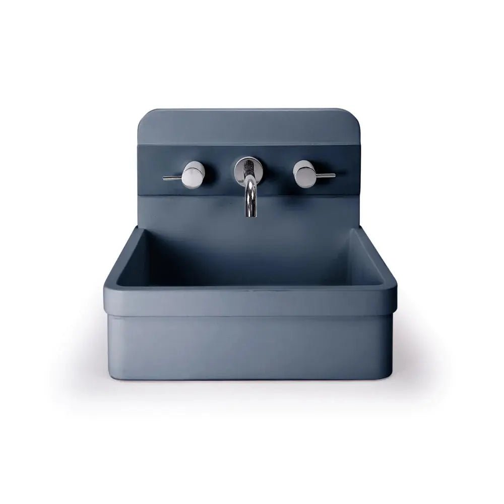 HERBERT BASIN - TWO TONE - WALL HUNG - Hera BathwareCopan Blue
