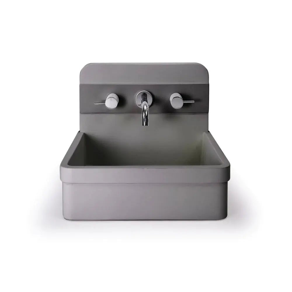 HERBERT BASIN - TWO TONE - WALL HUNG - Hera BathwareMidtone Grey