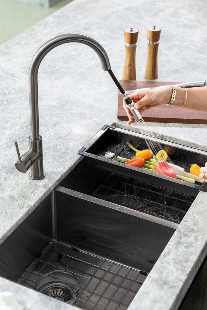 Lavello Kitchen Sink Colander - Hera BathwareGun Metal