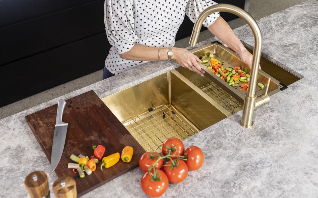 Lavello Kitchen Sink Colander - Hera BathwareTiger Bronze
