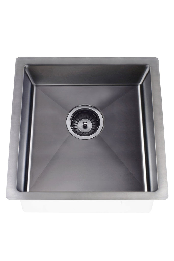 Lavello Kitchen Sink - Single Bowl 450 x 450mm - Hera BathwareBrushed Nickel
