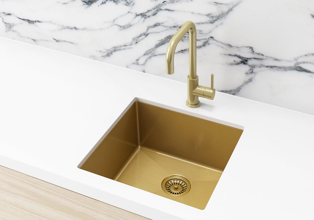 Lavello Kitchen Sink - Single Bowl 450 x 450mm - Hera BathwareBrushed Nickel