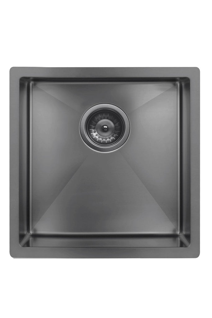 Lavello Kitchen Sink - Single Bowl 450 x 450mm - Hera BathwareBrushed Nickel