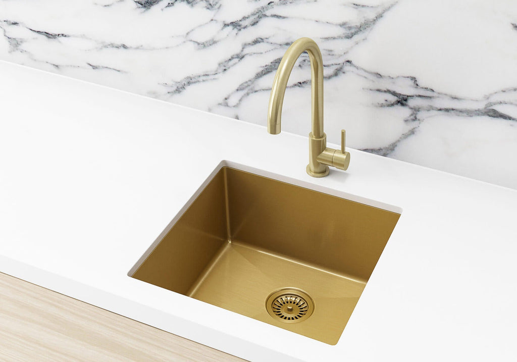 Lavello Kitchen Sink - Single Bowl 450 x 450mm - Hera BathwareBrushed Nickel