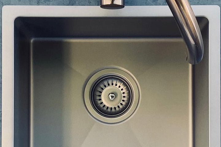 Lavello Kitchen Sink - Single Bowl 450 x 450mm - Hera BathwareBrushed Nickel