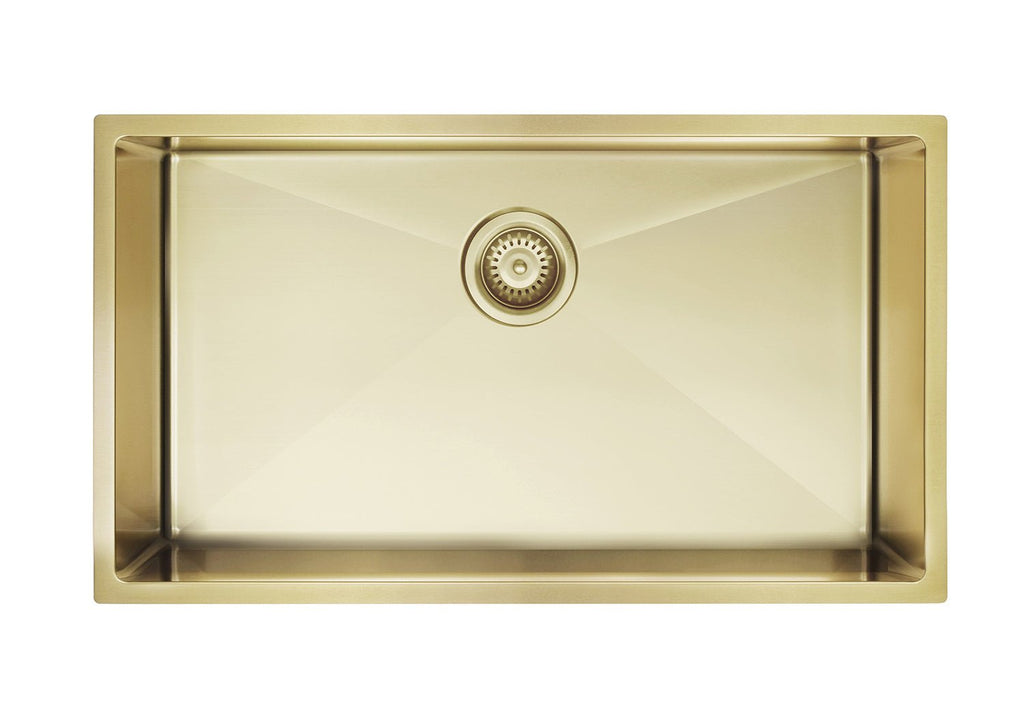 Lavello Kitchen Sink - Single Bowl 760 x 440mm - Hera BathwareBrushed Nickel