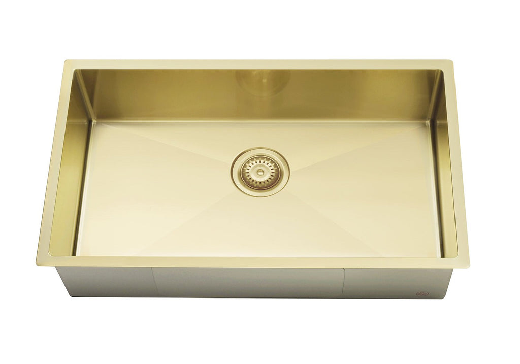 Lavello Kitchen Sink - Single Bowl 760 x 440mm - Hera BathwareBrushed Nickel