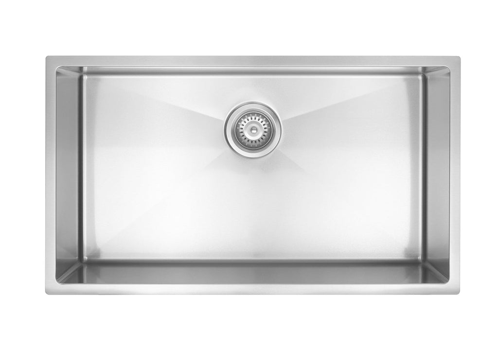 Lavello Kitchen Sink - Single Bowl 760 x 440mm - Hera BathwareBrushed Nickel