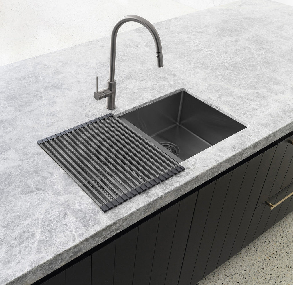 Lavello Stainless Steel rolling mat protector - Hera BathwareChrome