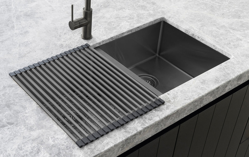 Lavello Stainless Steel rolling mat protector - Hera BathwareChrome