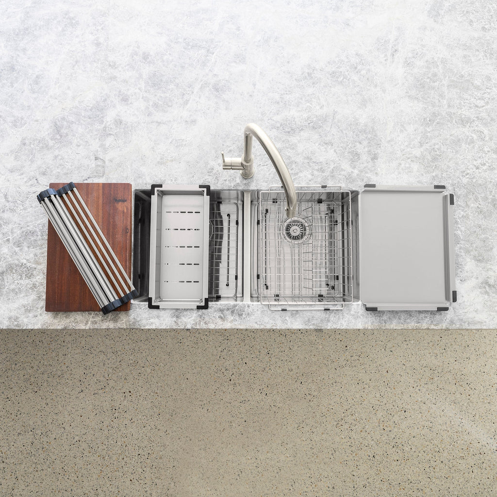 Lavello Stainless Steel rolling mat protector - Hera BathwareChrome