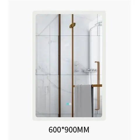MACEDON Rectangular Frosted edge Frame - Less LED Mirror 600/750/900/1200/1500mm - Hera Bathware600(W)*900(H)mm