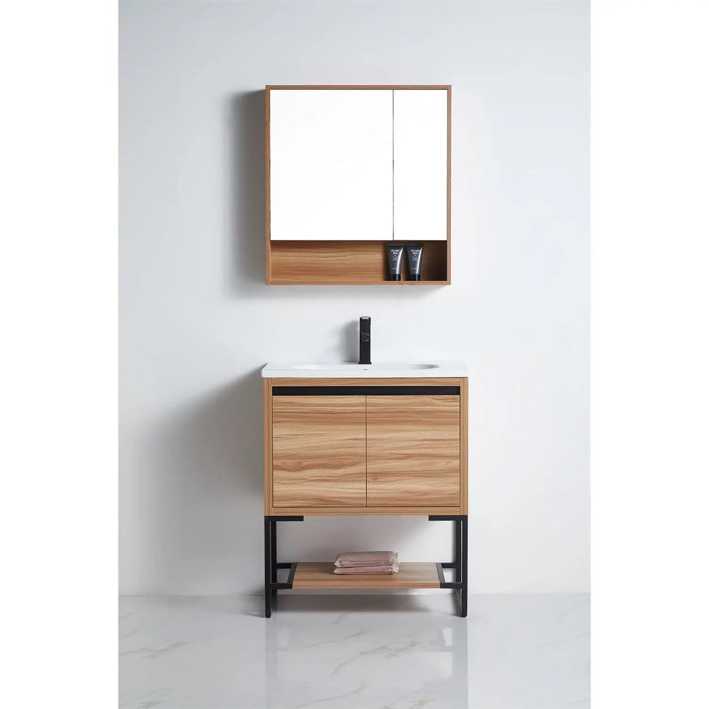 Maple Timber Line Shaving Cabinet - Hera Bathware600mmTimber