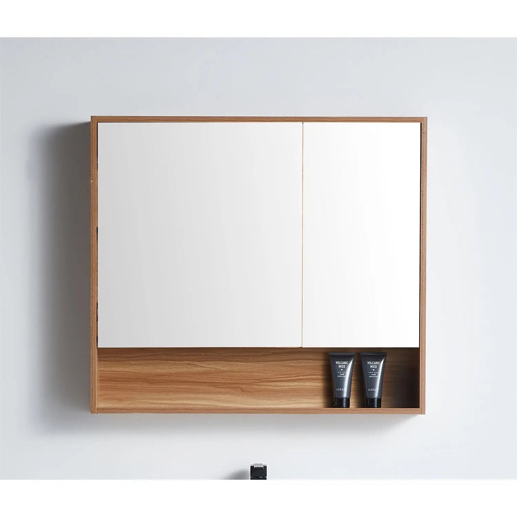 Maple Timber Line Shaving Cabinet - Hera Bathware900mmTimber