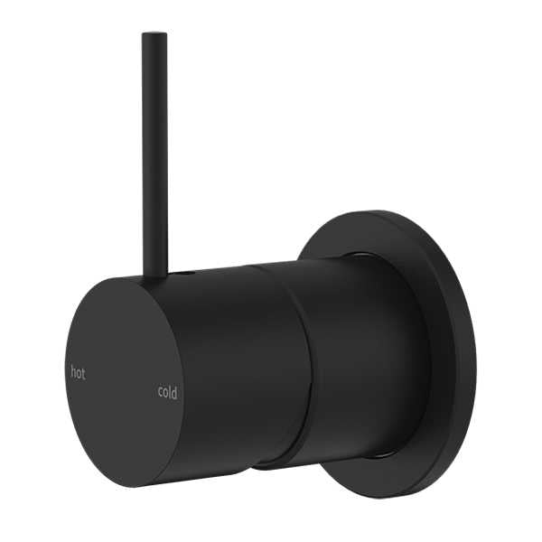 MECCA Shower Mixer Handle Up - Hera BathwareMatte Black60mm