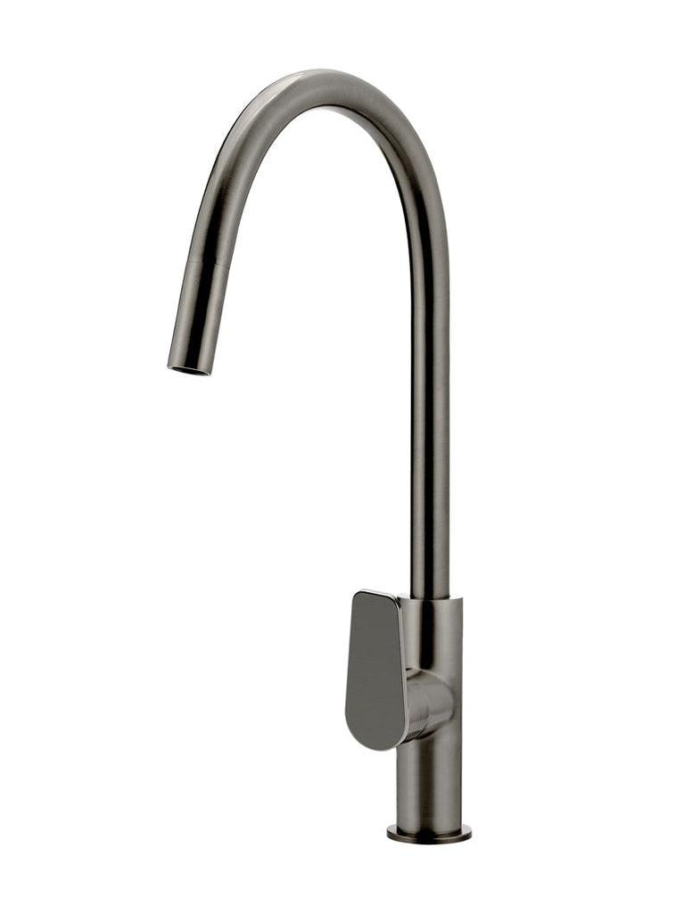Meir Round Paddle Piccola Pull Out Kitchen Mixer Tap | Hera Bathware