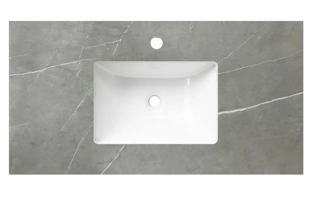 Noosa 1200mm Satin White Wall Hung Vanity - Hera Bathware