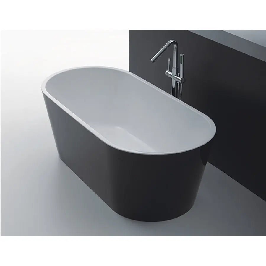 Oslo Free Standing Bathtub - Matte Black - Hera Bathware1700mmMatte Black