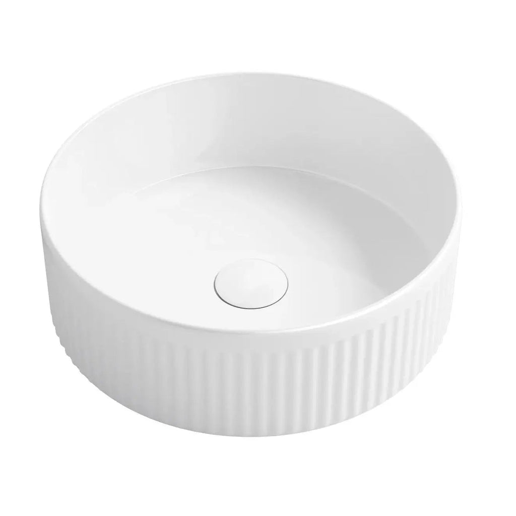 Oxford Round Above Counter Basin - Hera BathwareGloss White