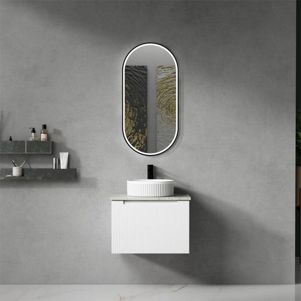 Perla Mark II Wall Hung Vanity 600 - 1800mm - Hera Bathware600mmCabinet Only