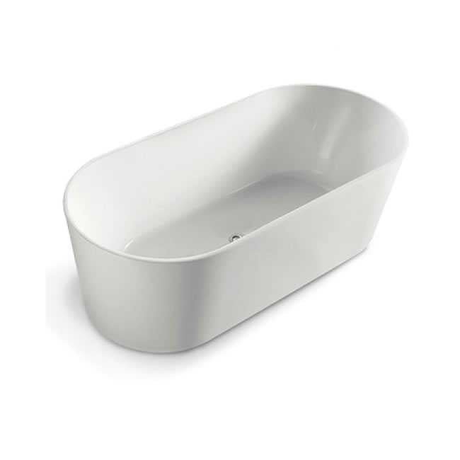 Prato Oval Shape Free Standing Bathtub - Matte White - Hera Bathware1500mmMatte White
