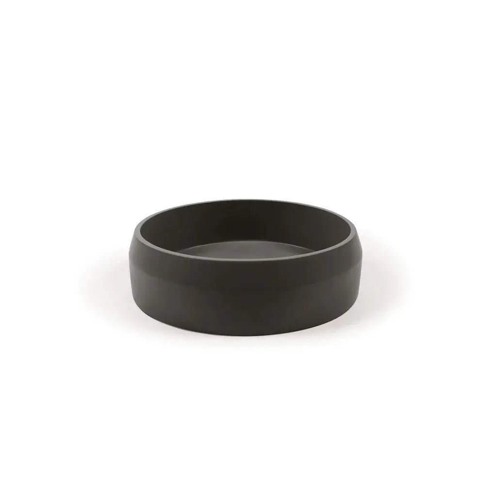 PRISM CIRCLE BASIN - WALL HUNG - Hera BathwareCharcoal