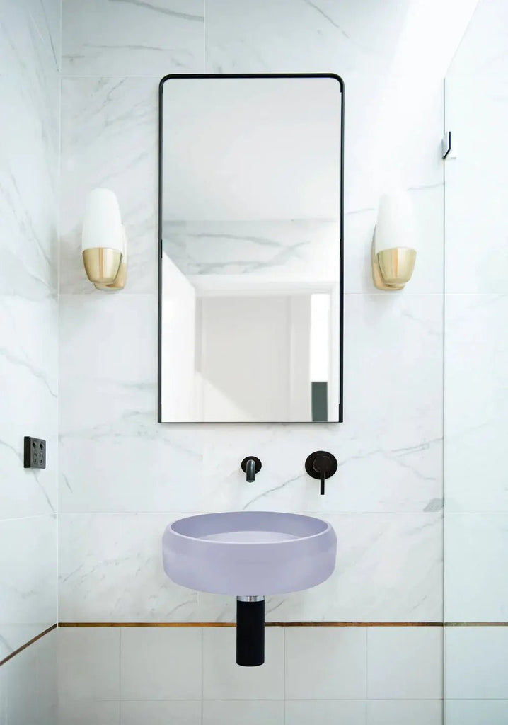 PRISM CIRCLE BASIN - WALL HUNG - Hera BathwareLilac