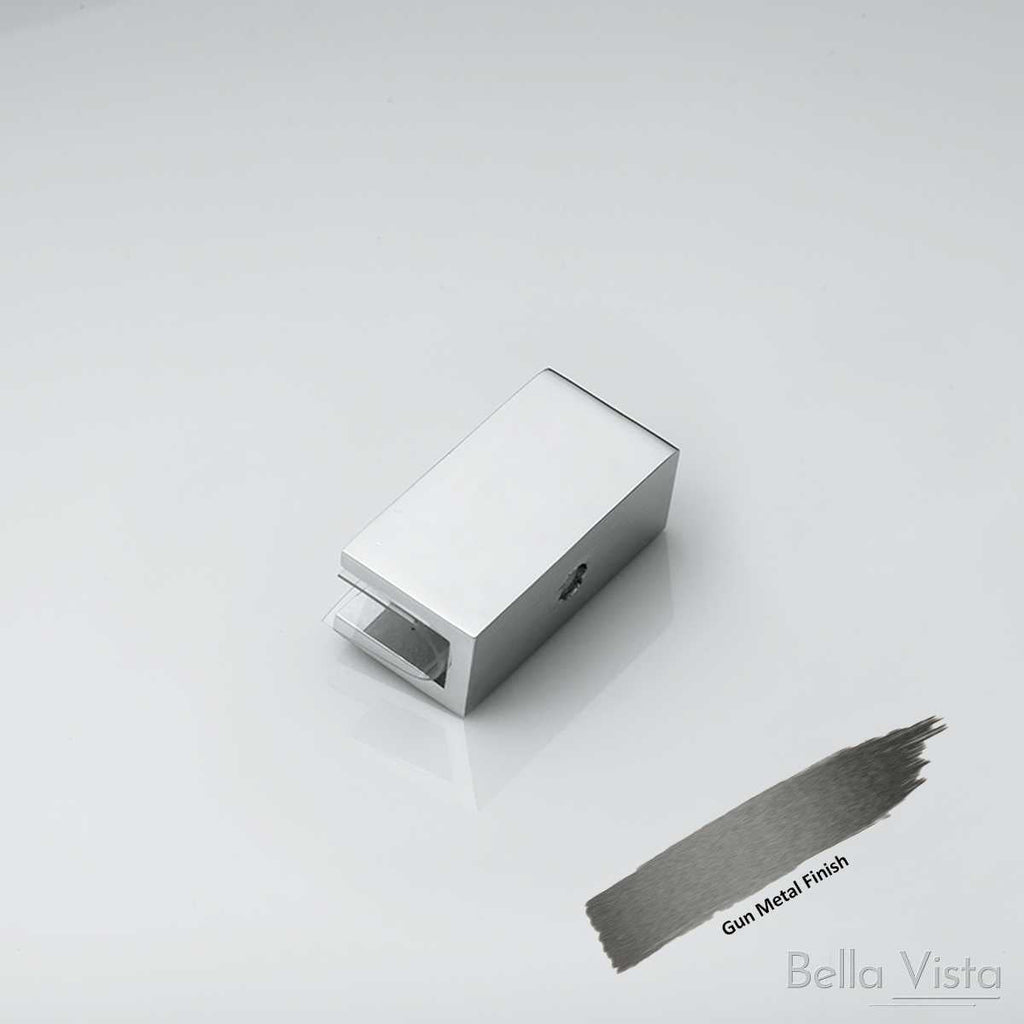 Shower Screen Wall Bracket - Hera BathwareGun Metal1