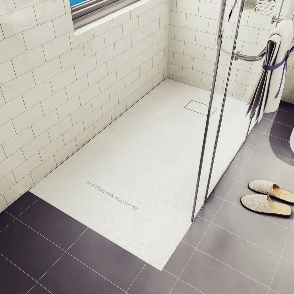 SMC In Slate Finished Shower Base - 1200/1500/1800mm - Hera Bathware1200*900mm / Waste on 900mm Side