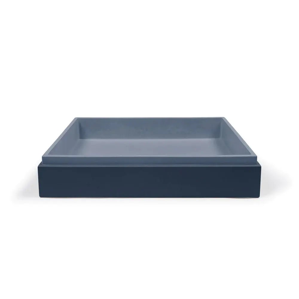 STEPP RECTANGLE BASIN - WALL HUNG - Hera BathwareCopan Blue